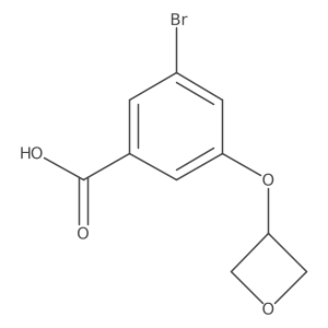 3-Bromo-5-(oxetan-3-yloxy)benzoic acid Structure