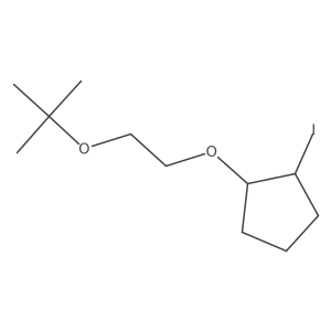 1-[2-(Tert-butoxy)ethoxy]-2-iodocyclopentane Structure