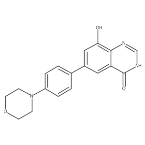 8-Hydroxy-6-[4-(4-morpholinyl)phenyl]-4(3H)-quinazolinone Structure