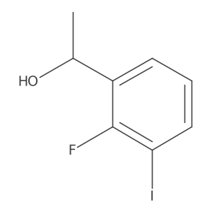 1-(2-Fluoro-3-iodophenyl)ethan-1-ol结构式