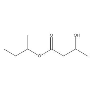 sec-Butyl 3-hydroxybutanoate结构式