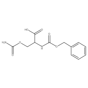 L-Serine, N-[(phenylmethoxy)carbonyl]-, carbamate (ester) Structure