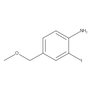2-iodo-4-(methoxymethyl)Benzenamine结构式