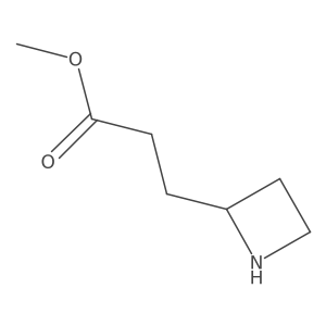 Methyl 3-(azetidin-2-yl)propanoate Structure
