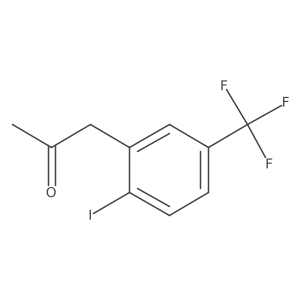 1-(2-Iodo-5-(trifluoromethyl)phenyl)propan-2-one Structure