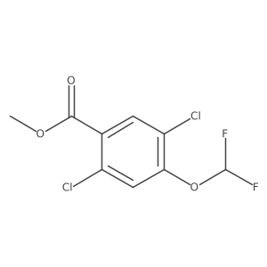 Methyl 2,5-dichloro-4-(difluoromethoxy)benzoate Structure