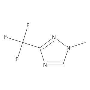1-Methyl-3-(trifluoromethyl)-1H-1,2,4-triazole Structure