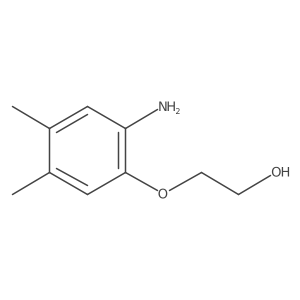 2-(2-Amino-4,5-dimethylphenoxy)ethan-1-ol结构式