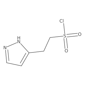 2-(1H-pyrazol-5-yl)ethane-1-sulfonyl chloride Structure