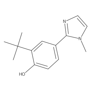 2-(Tert-butyl)-4-(1-methyl-1H-imidazol-2-YL)phenol Structure