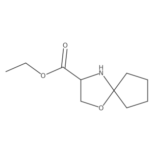Ethyl 1-oxa-4-azaspiro[4.4]nonane-3-carboxylate Structure