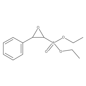 Diethyl P-(3-phenyl-2-oxiranyl)phosphonate结构式