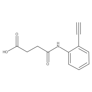 3-[(2-Ethynylphenyl)carbamoyl]propanoic acid Structure