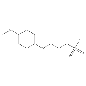 3-[(4-Methoxycyclohexyl)oxy]propane-1-sulfonyl chloride结构式