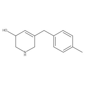 5-[(4-Methylphenyl)methyl]-1,2,3,6-tetrahydropyridin-3-ol Structure