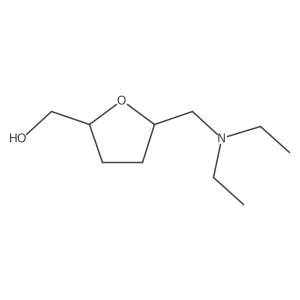 rac-[(2R,5S)-5-[(diethylamino)methyl]oxolan-2-yl]methanol Structure