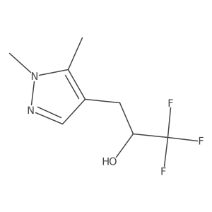 3-(1,5-dimethyl-1H-pyrazol-4-yl)-1,1,1-trifluoropropan-2-ol Structure