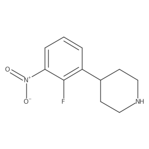 4-(2-Fluoro-3-nitrophenyl)piperidine Structure