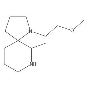 1-(2-Methoxyethyl)-6-methyl-1,7-diazaspiro[4.5]decane Structure