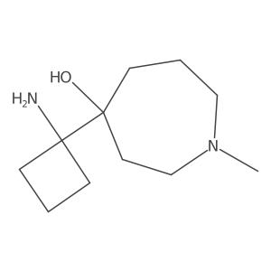4-(1-Aminocyclobutyl)-1-methylazepan-4-ol结构式