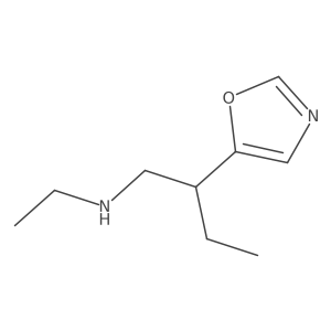Ethyl[2-(1,3-oxazol-5-yl)butyl]amine Structure