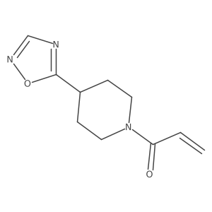 1-[4-(1,2,4-Oxadiazol-5-yl)piperidin-1-yl]prop-2-en-1-one Structure