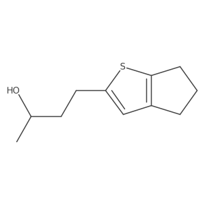 (2R)-4-{4H,5H,6H-cyclopenta[b]thiophen-2-yl}butan-2-ol Structure