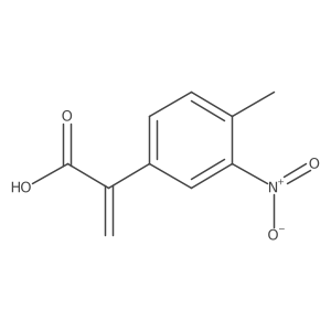 2-(4-Methyl-3-nitrophenyl)prop-2-enoic acid Structure