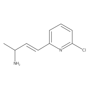 4-(6-Chloropyridin-2-yl)but-3-en-2-amine Structure
