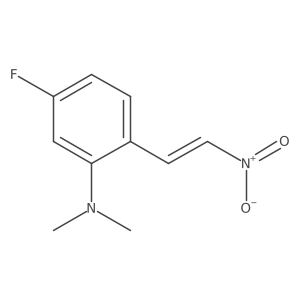 5-fluoro-N,N-dimethyl-2-(2-nitroethenyl)aniline Structure