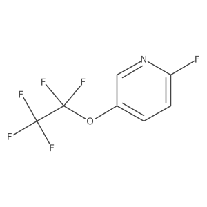 2-Fluoro-5-(1,1,2,2,2-pentafluoroethoxy)pyridine Structure
