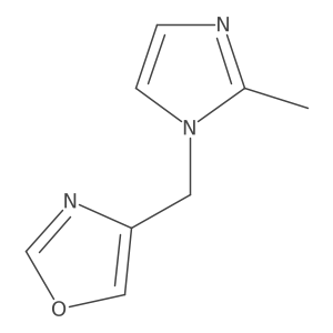 4-[(2-methyl-1H-imidazol-1-yl)methyl]-1,3-oxazole Structure