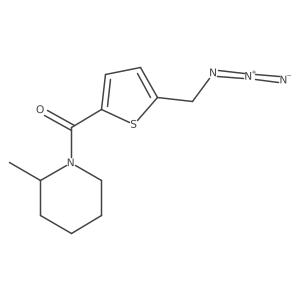 1-[5-(Azidomethyl)thiophene-2-carbonyl]-2-methylpiperidine结构式