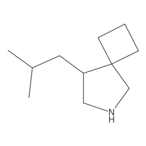 8-(2-Methylpropyl)-6-azaspiro[3.4]octane结构式
