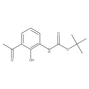 tert-butyl N-(3-acetyl-2-hydroxyphenyl)carbamate Structure