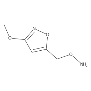 O-((3-Methoxyisoxazol-5-YL)methyl)hydroxylamine结构式