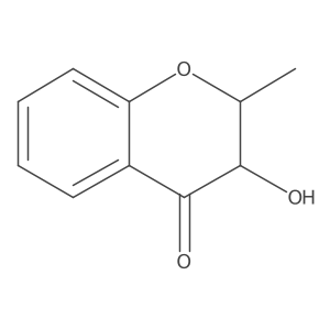 2,3-Dihydro-3-hydroxy-2-methyl-4H-1-benzopyran-4-one Structure
