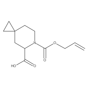 6-[(Prop-2-en-1-yloxy)carbonyl]-6-azaspiro[2.5]octane-5-carboxylic acid Structure