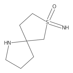 7-Imino-7lambda6-thia-1-azaspiro[4.4]nonan-7-one Structure