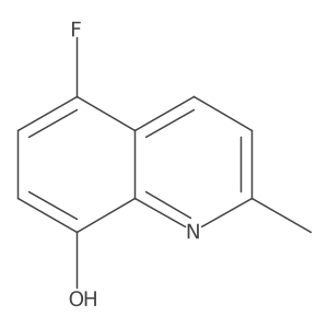 5-Fluoro-2-methylquinolin-8-ol结构式
