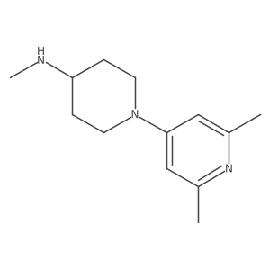 1-(2,6-dimethylpyridin-4-yl)-N-methylpiperidin-4-amine结构式