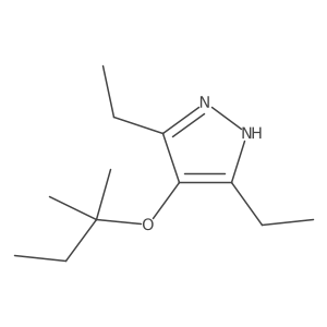 3,5-Diethyl-4-(tert-pentyloxy)-1H-pyrazole Structure