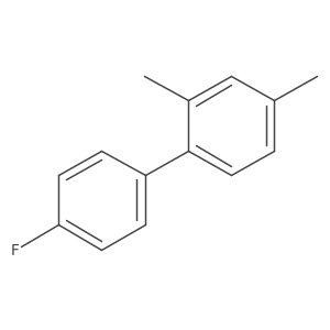 1-(4-Fluorophenyl)-2,4-dimethylbenzene结构式