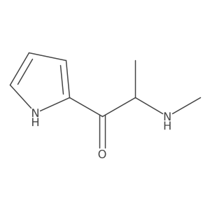 2-(Methylamino)-1-(1H-pyrrol-2-yl)-1-propanone结构式