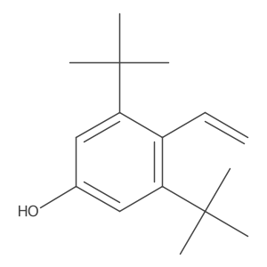 3,5-Di-tert-butyl-4-vinylphenol Structure