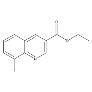 Ethyl 8-methylquinoline-3-carboxylate结构式