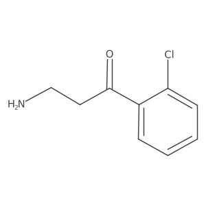 3-Amino-1-(2-chlorophenyl)propan-1-one Structure