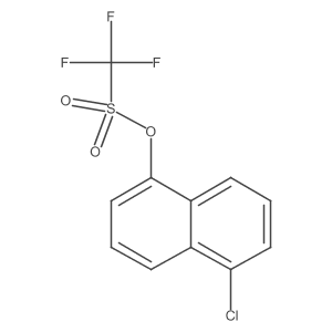 5-Chloro-1-naphthyl trifluoromethanesulfonate Structure