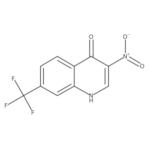 3-Nitro-7-(trifluoromethyl)quinolin-4(1H)-one Structure