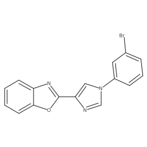 2-[1-(3-Bromo-phenyl)-1h-imidazol-4-yl]-benzooxazole Structure